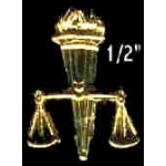 SCALES OF JUSTICE LAW ENFORCEMENT JUDICAL PIN